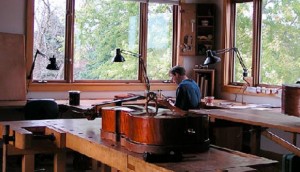 David Folland in his studio