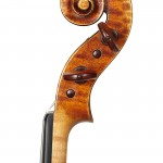 A David Folland violin -- scroll